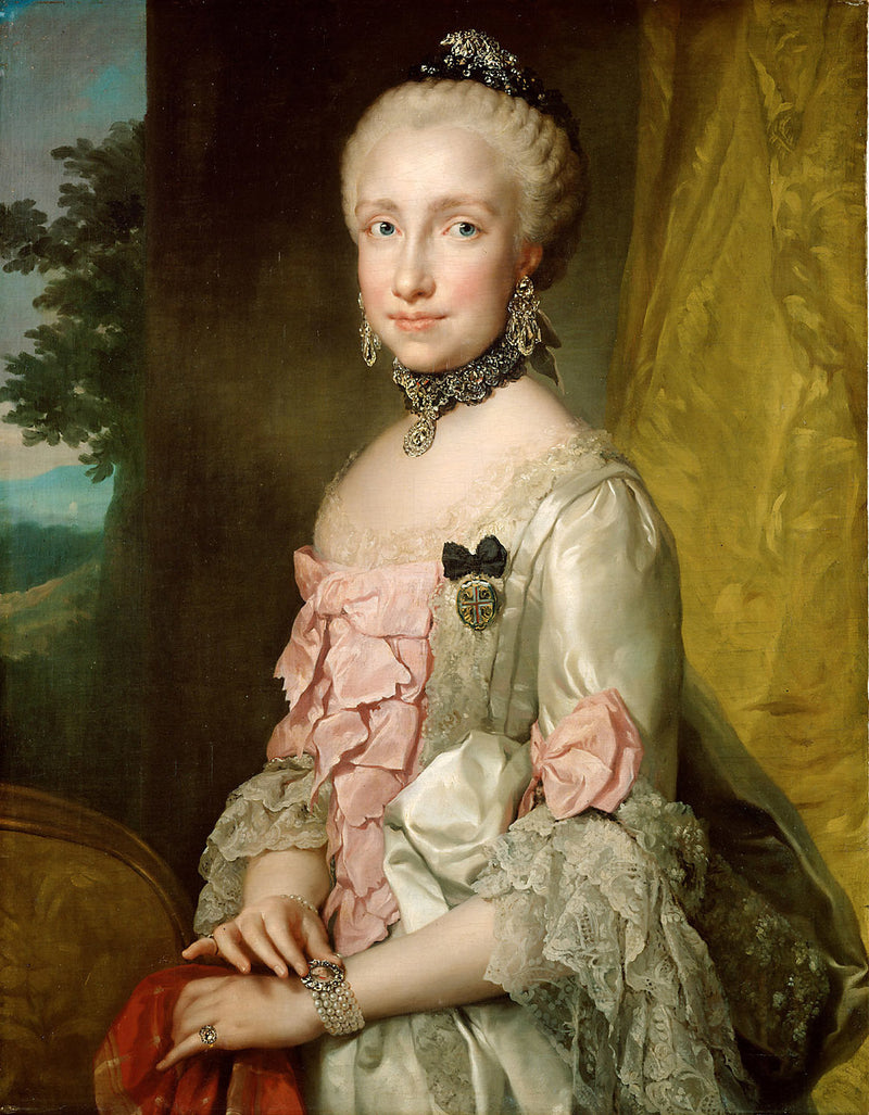 Portret Marii Ludwiki Hiszpańskiej - Anton Raphael Mengs