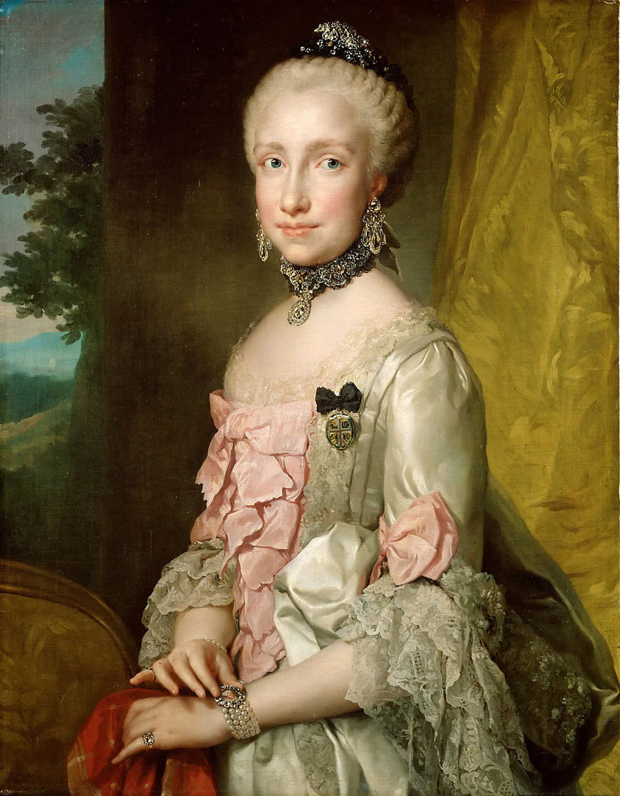 Portret Marii Ludwiki Hiszpańskiej - Anton Raphael Mengs
