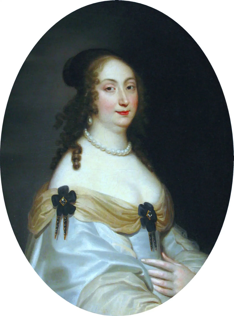 Portret Marie-Louise de Gonzague (detal). - Juste d'Egmont