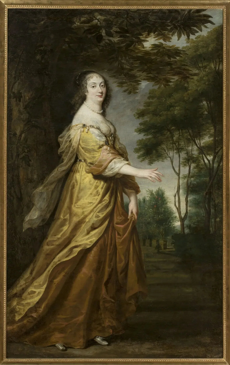 Portret Marie Louise Gonzague de Nevers. - Juste d'Egmont