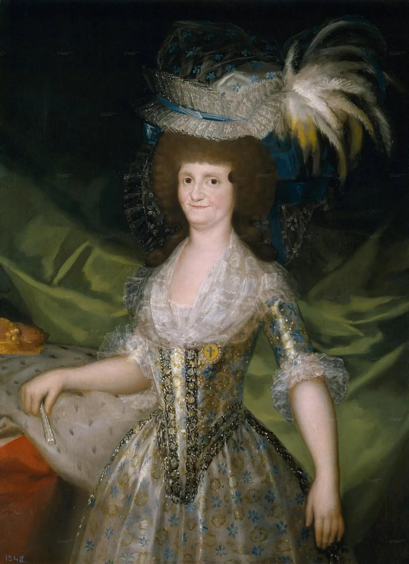 Portret Marii Ludwiki Parmy, królowej Hiszpanii - Francisco de Goya