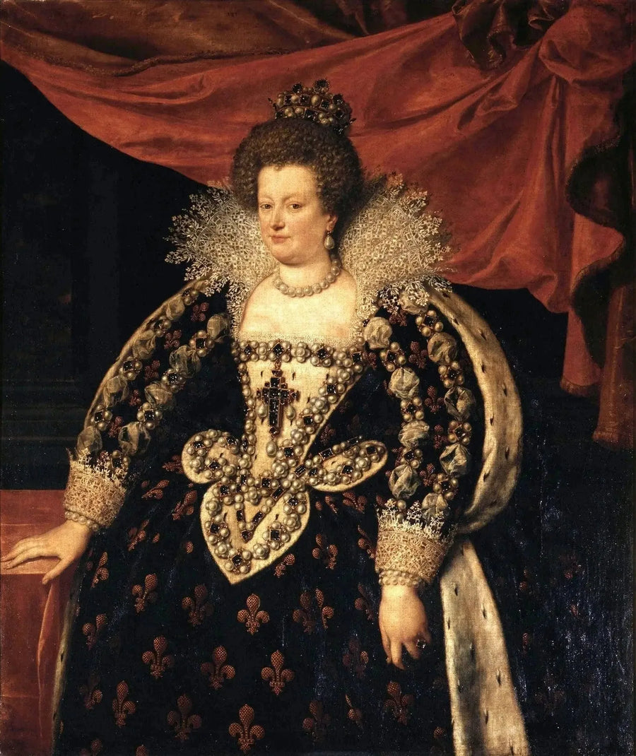 Portret Marii de Médicis - Frans Pourbus Młodszy