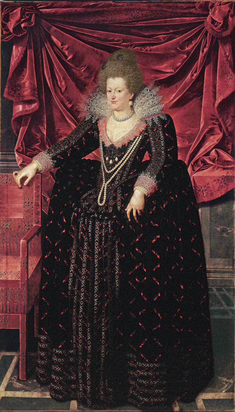Portret Marii de Médicis - Frans Pourbus Młodszy