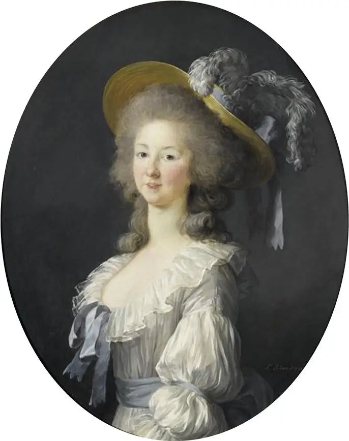 Portret Marie-Therese-Louise de Savoie-Carignan, księżnej Lamballe - Élisabeth Vigée Le Brun