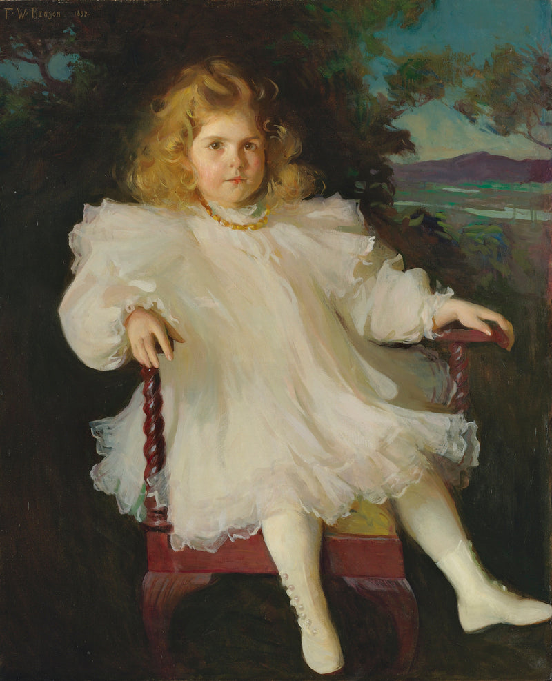 Portret Marjorie Coldwell Westinghouse - Frank Weston Benson