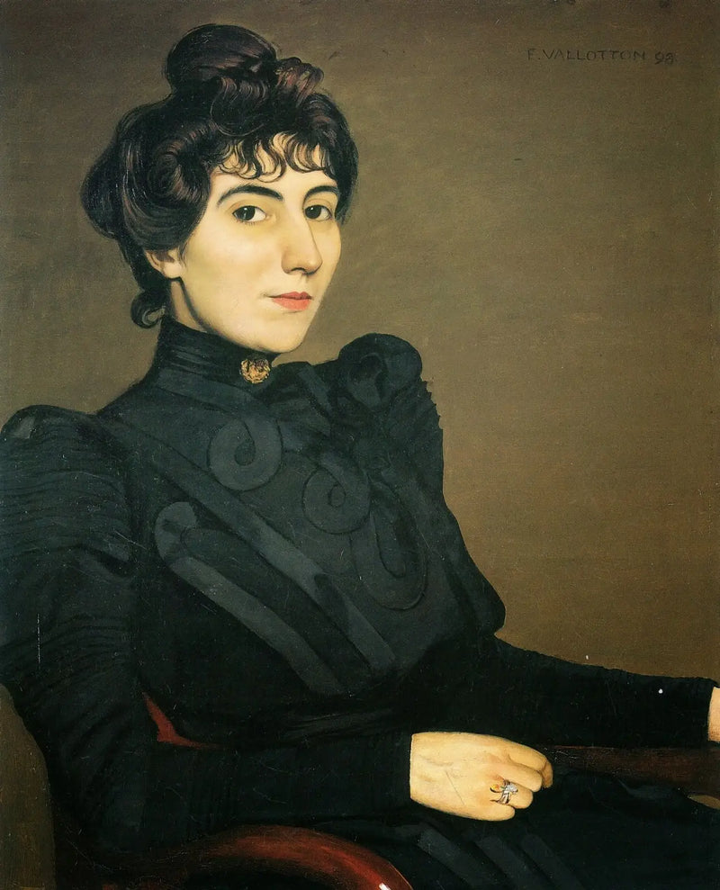 Portret Marthe Mellot - Félix Vallotton