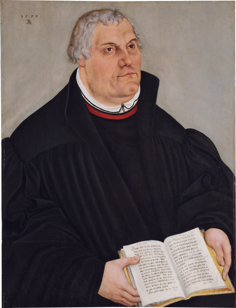 Portret Martina Lutra - Lucas Cranach Starszy