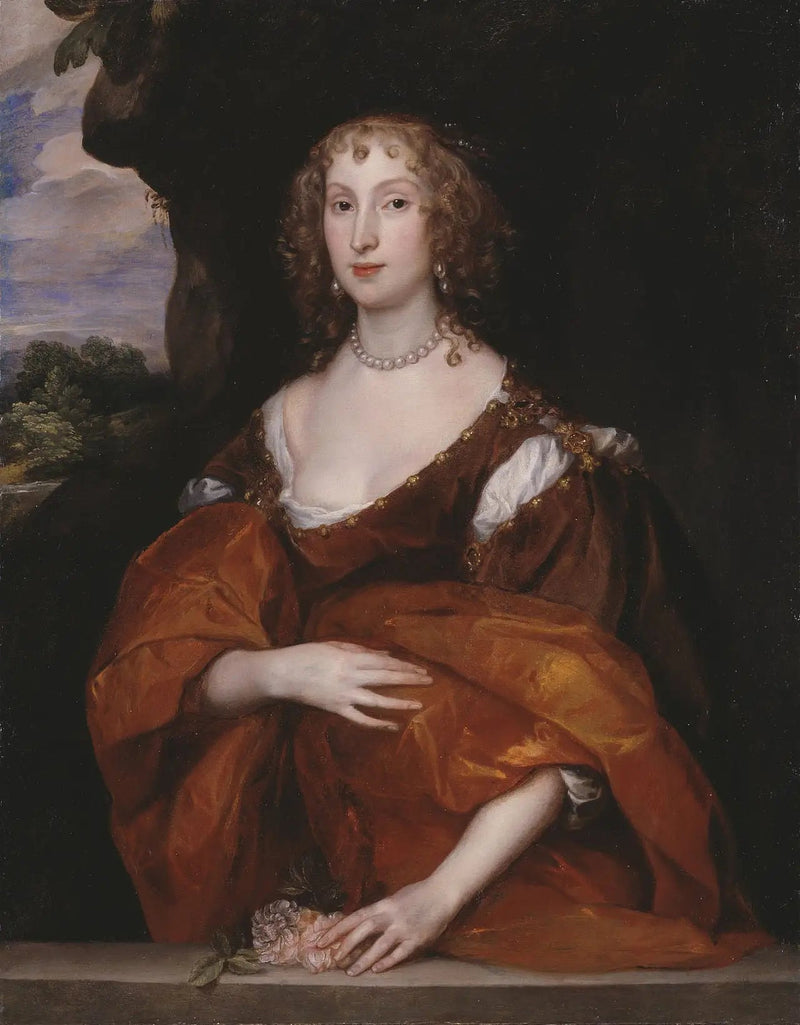 Portret Mary Hill, Lady Killigrew - Antoine van Dyck