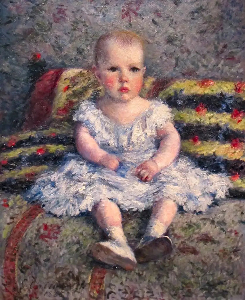 Portret Maurice'a Hugota, dziecko - Gustave Caillebotte