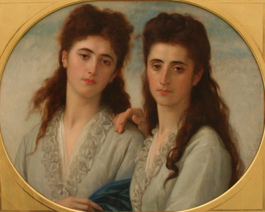 Portret panien Sophie i Berthe Cabanel - Alexandre Cabanel