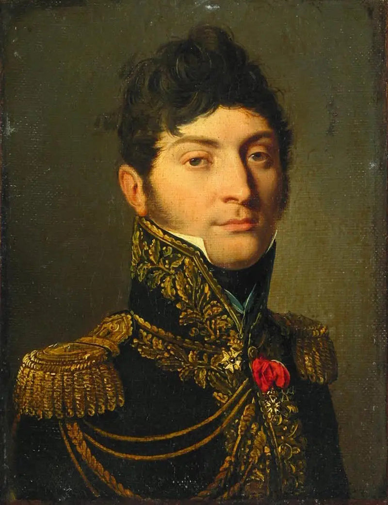 Portret Michela du Roс, hrabiego Friuli - Louis-Léopold Boilly