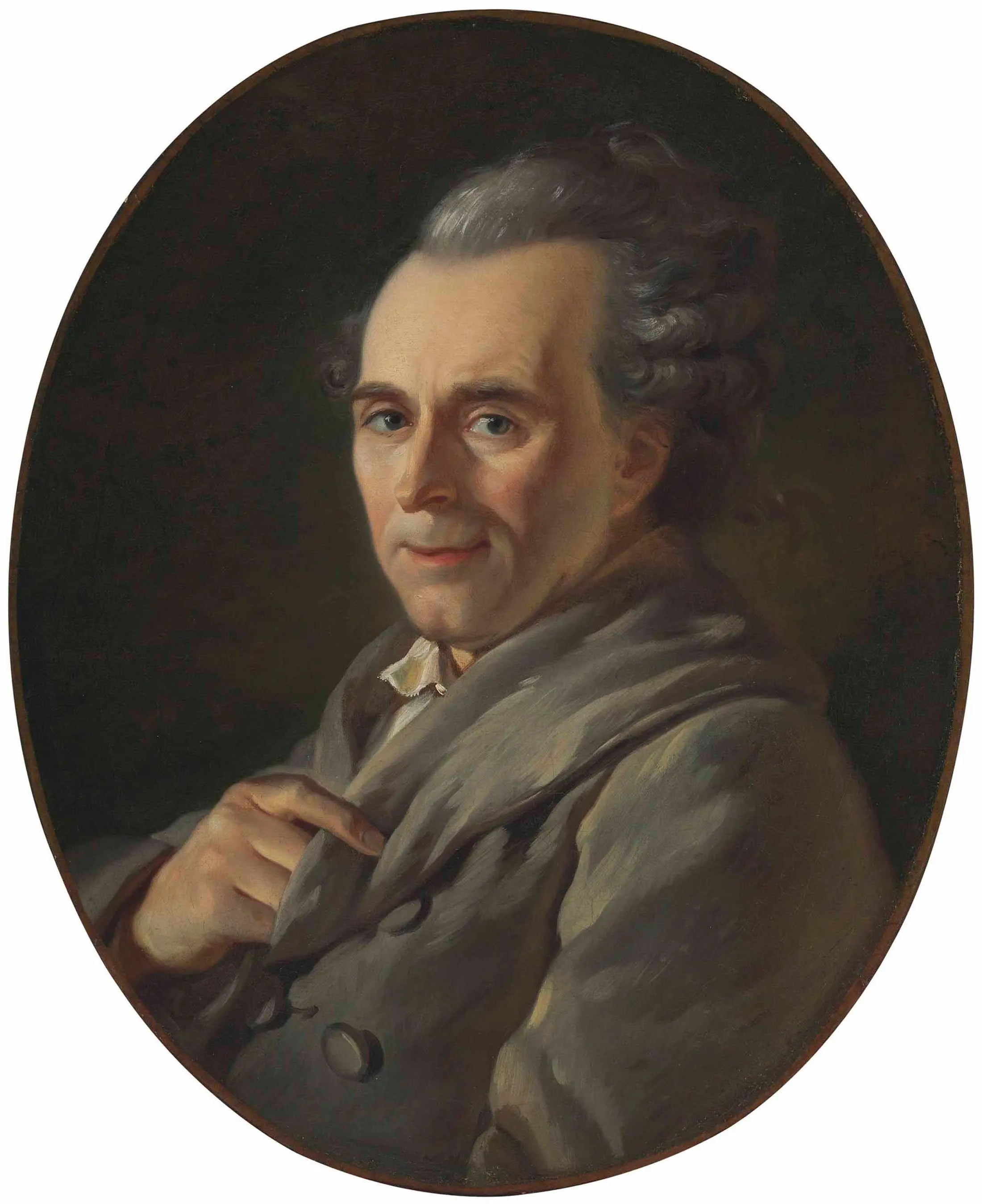 Reproduction du tableau « Portrait de Michel-Jean Sédaine - Jacques-Louis David » par Alpha Reproduction en peinture à l’huile