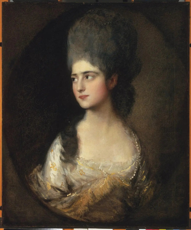 Portret Panny Elizabeth Linley [później Panią Richard Brinsley Sheridan] - Thomas Gainsborough