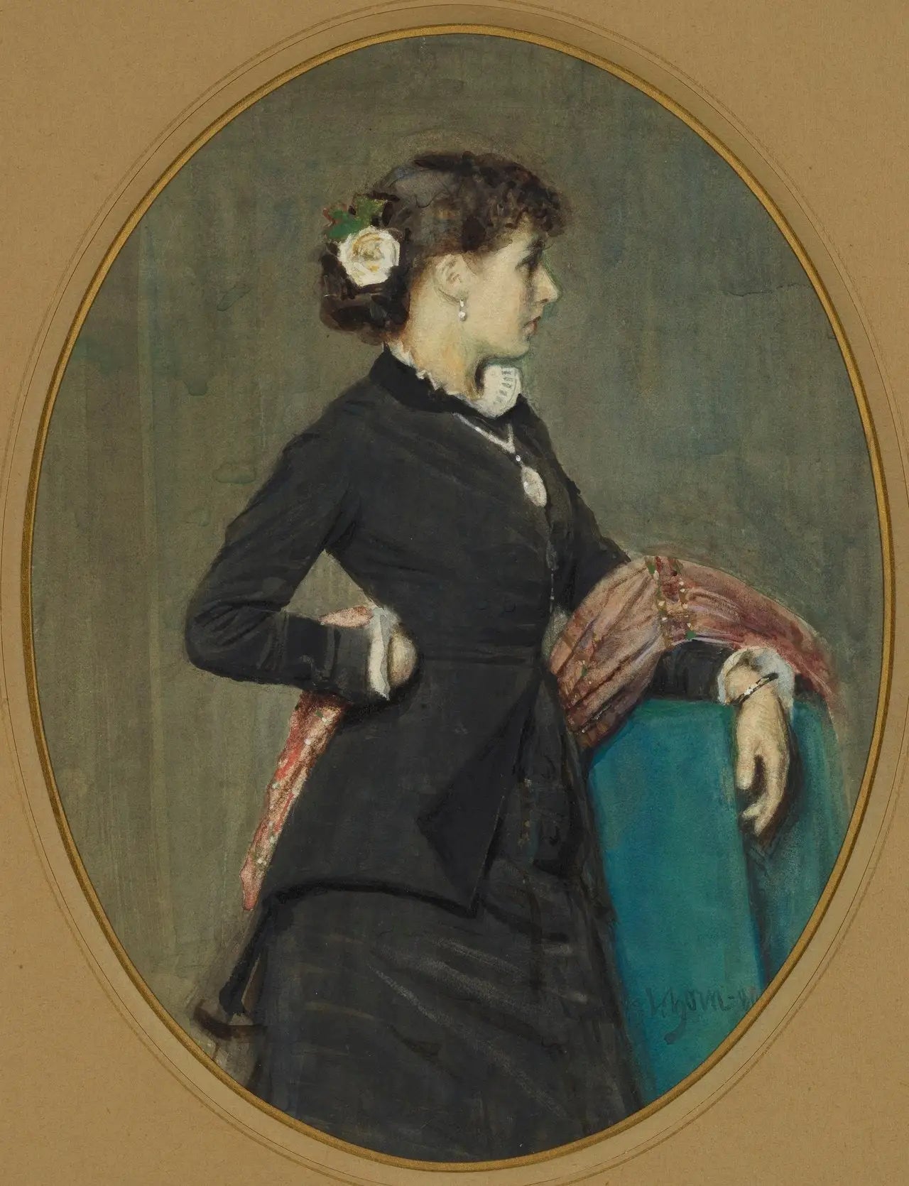 Portrait de Mlle Nyström - Anders Zorn - Alpha Reproduction