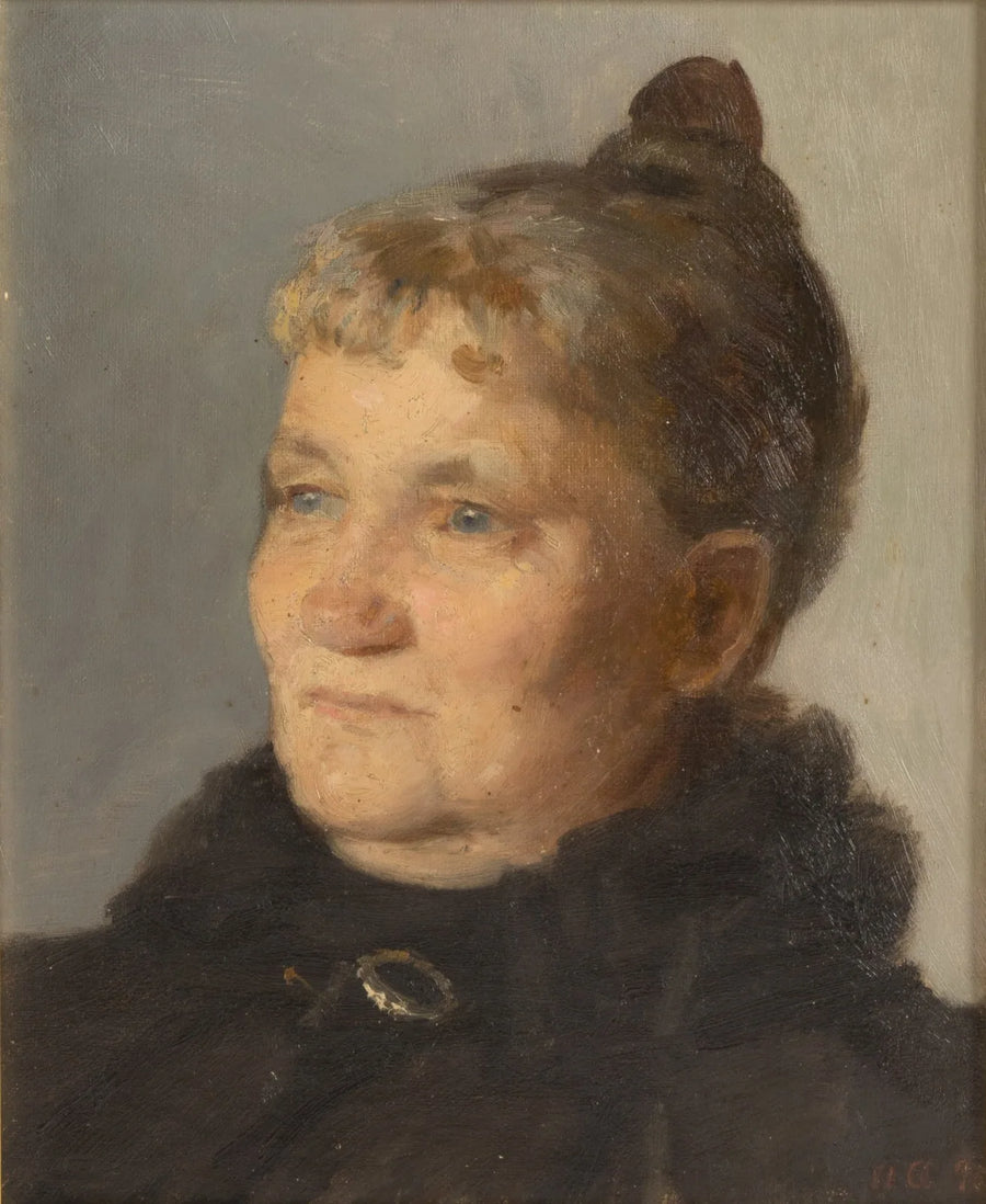 Portret pani Adel Gunde. - Anna Ancher