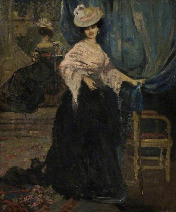 Portret pani Amy Halford - Charles Conder