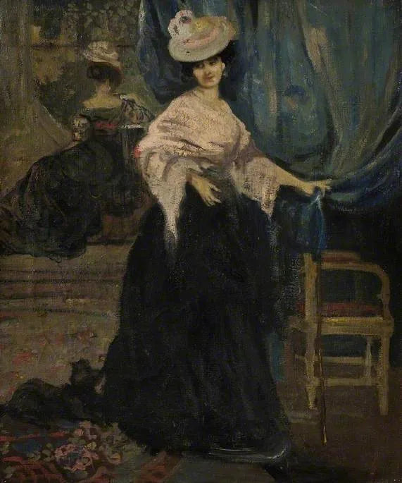 Portret pani Amy Halford - Charles Conder