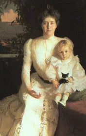 Portret pani Benjamin Thaw i jej syna - Frank Weston Benson