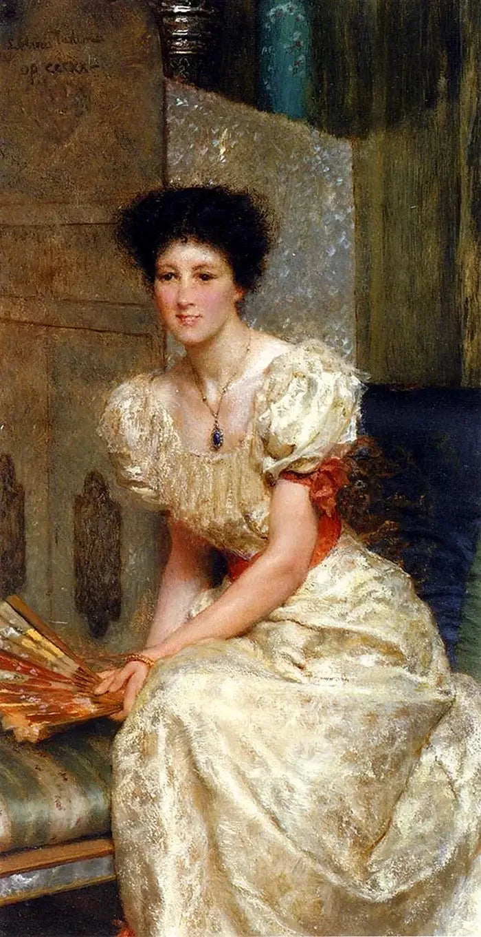 Portret pani Charles W. Wyllie - Lawrence Alma-Tadema