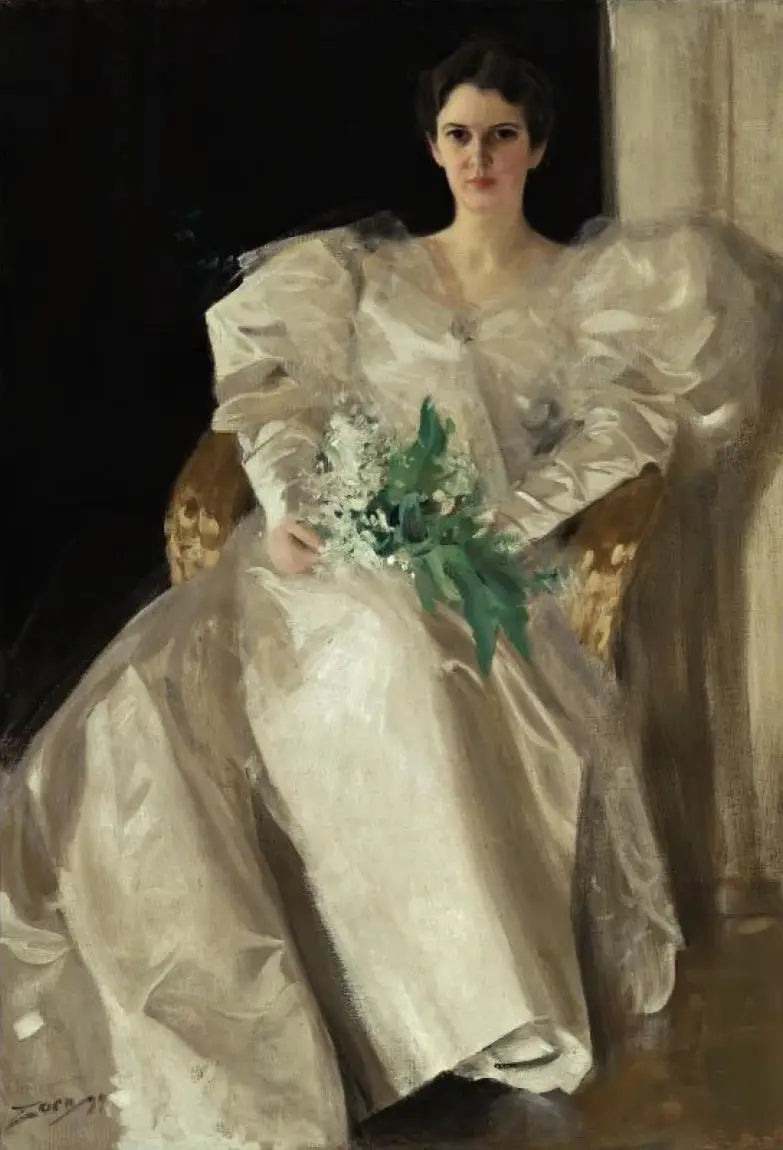 Portret pani Eben Richards - Anders Zorn