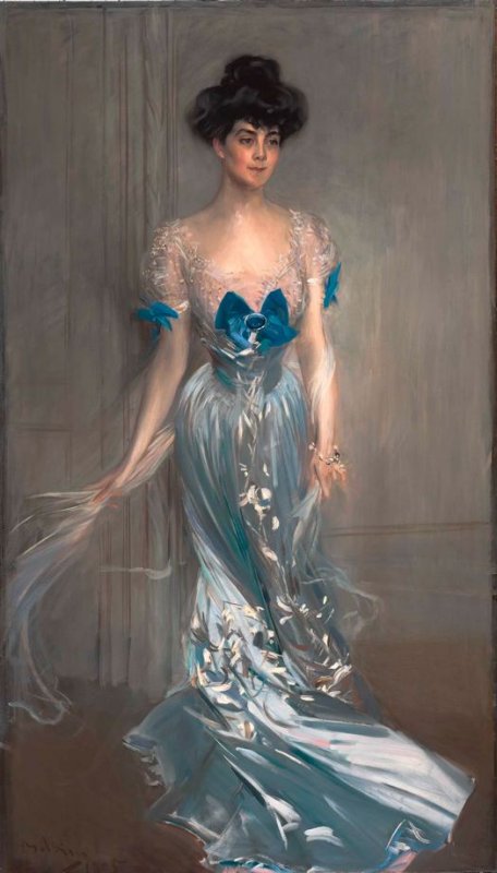 Portret pani Graham Fair Vanderbilt (z domu Virginia Graham Fair) - Giovanni Boldini