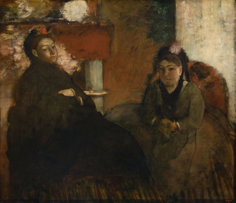 Portret pani Lisle i pani Loubens - Edgar Degas