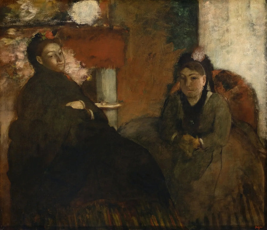Portret pani Lisle i pani Loubens - Edgar Degas