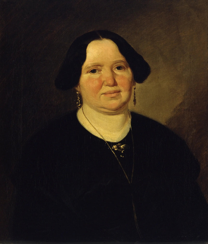 Portret pani Müller - Ludwig Knaus