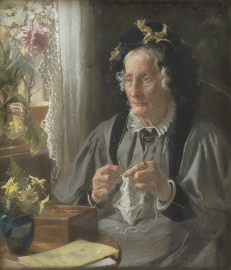Portret pani S. A. Casse, z domu Engelbreth - Peder Severin Krøyer
