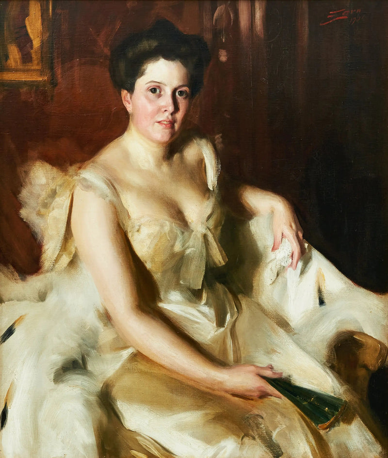 Portret pani de Ver Warner - Anders Zorn