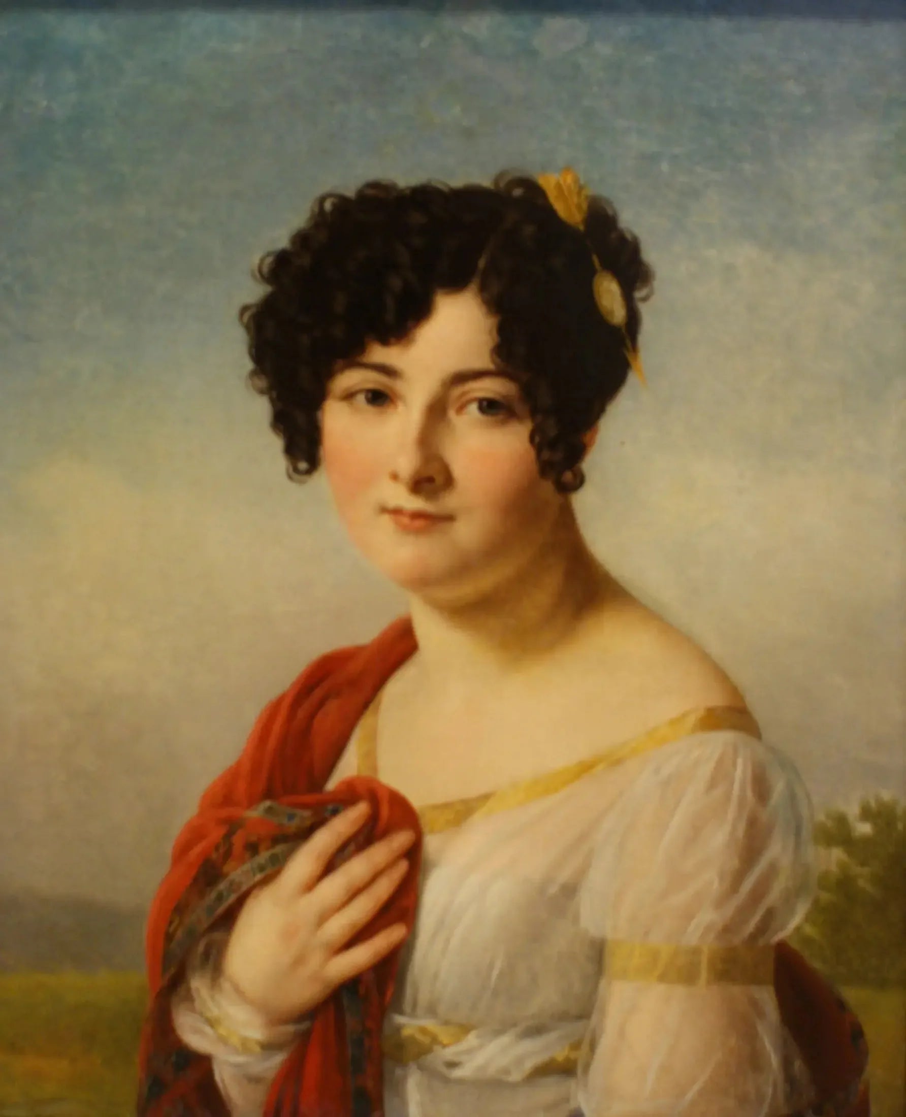 Portrait de Mme YA Tatischeva - François Gérard image 2 copie peinte à la main à l’huile