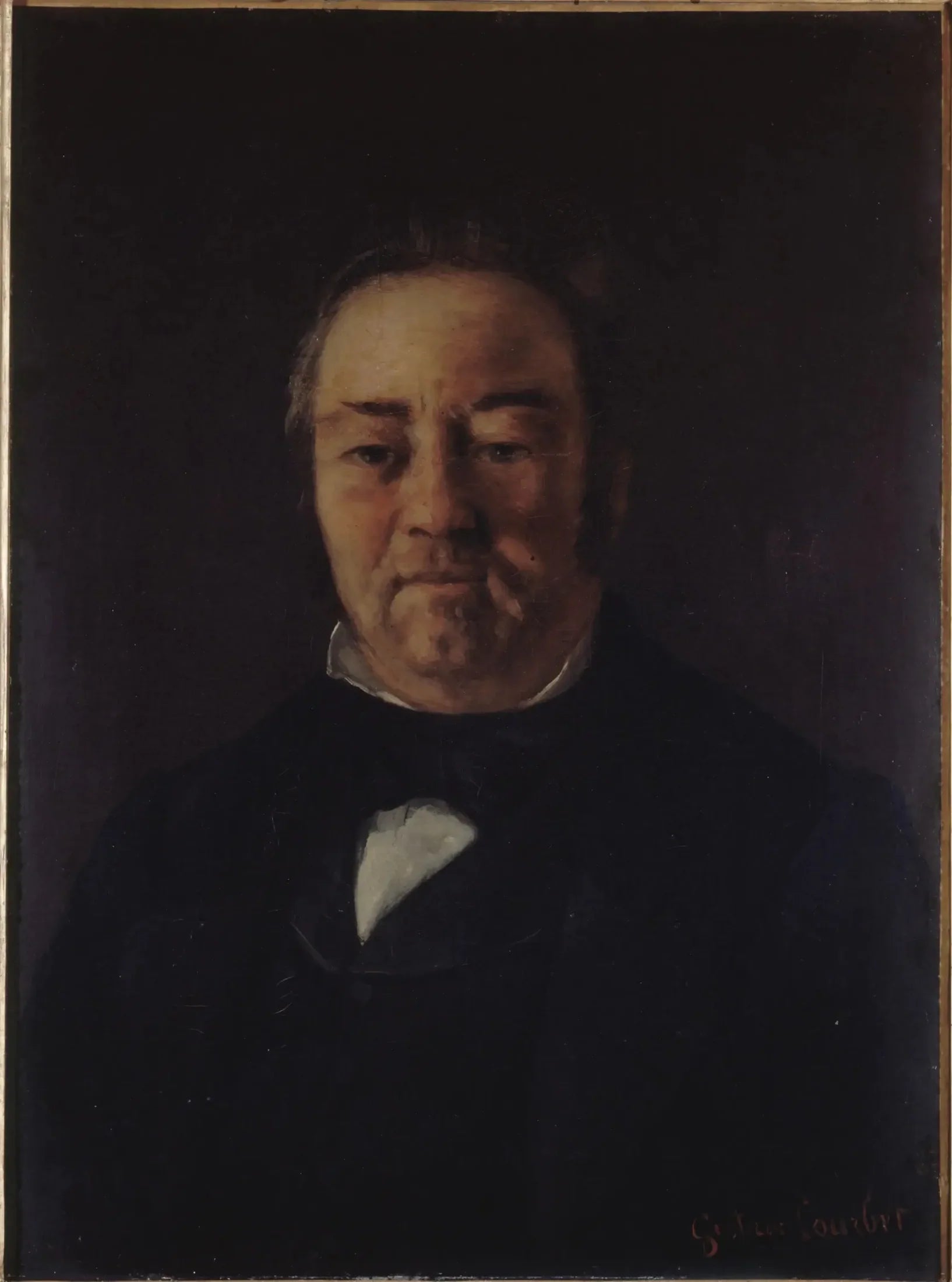 Portrait de Monsieur Corbinaud - Gustave Courbet image 1 copie peinte à la main à l’huile