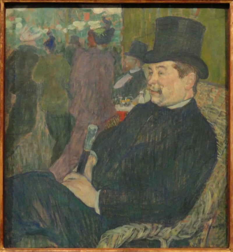 Portret pana Delaporte'a w Ogrodzie Paryskim - Henri de Toulouse-Lautrec