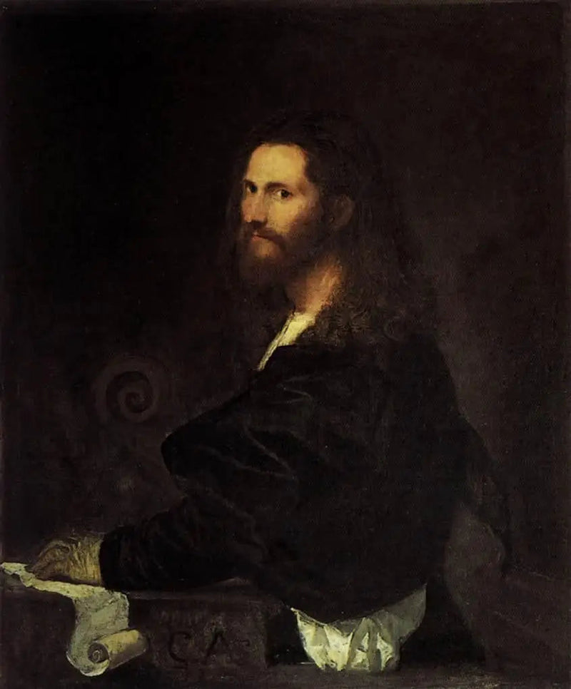 Portret muzyka - Titian