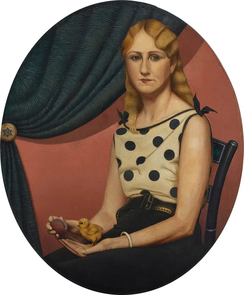 Portret Nan - Grant Wood
