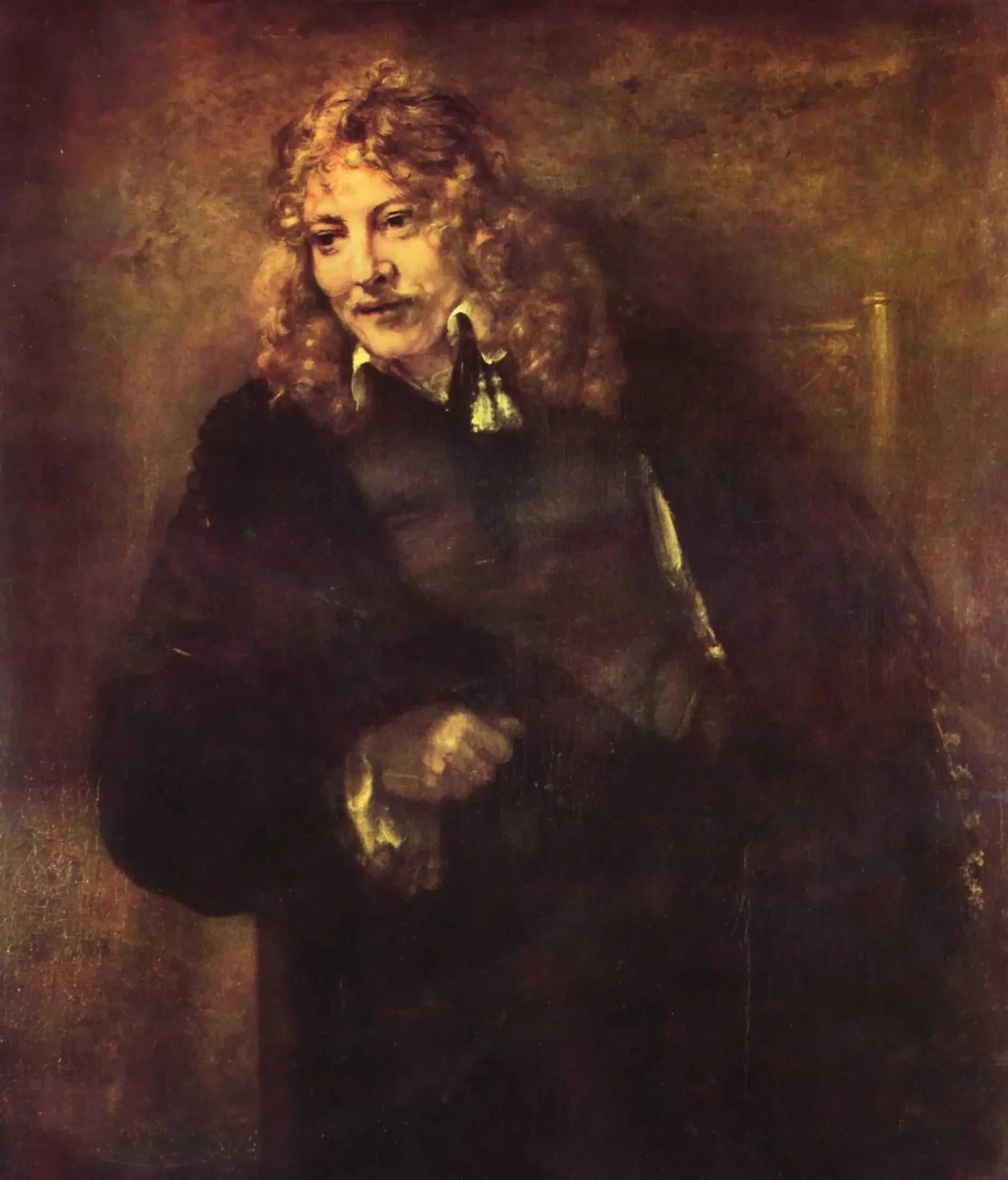 Portrait de Nicolas Bruyningh - Rembrandt image 1 copie peinte à la main à l’huile