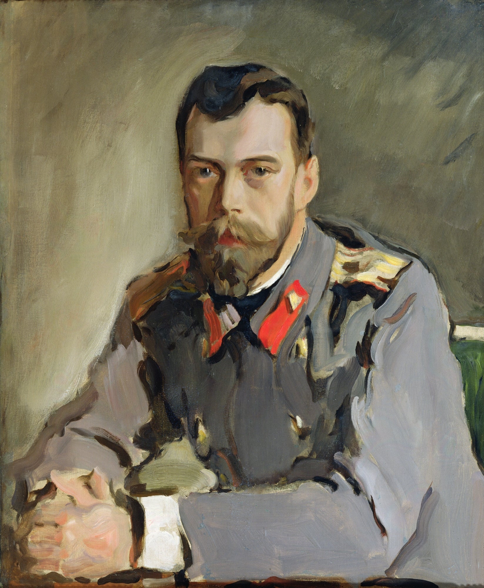 Portrait de Nicolas II - Valentin Serov image 1 reproduction réalisée par Alpha Reproduction