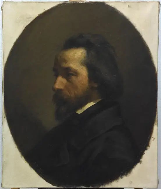 Portret Paula François Collota, handlarza nowościami - Jean-François Millet