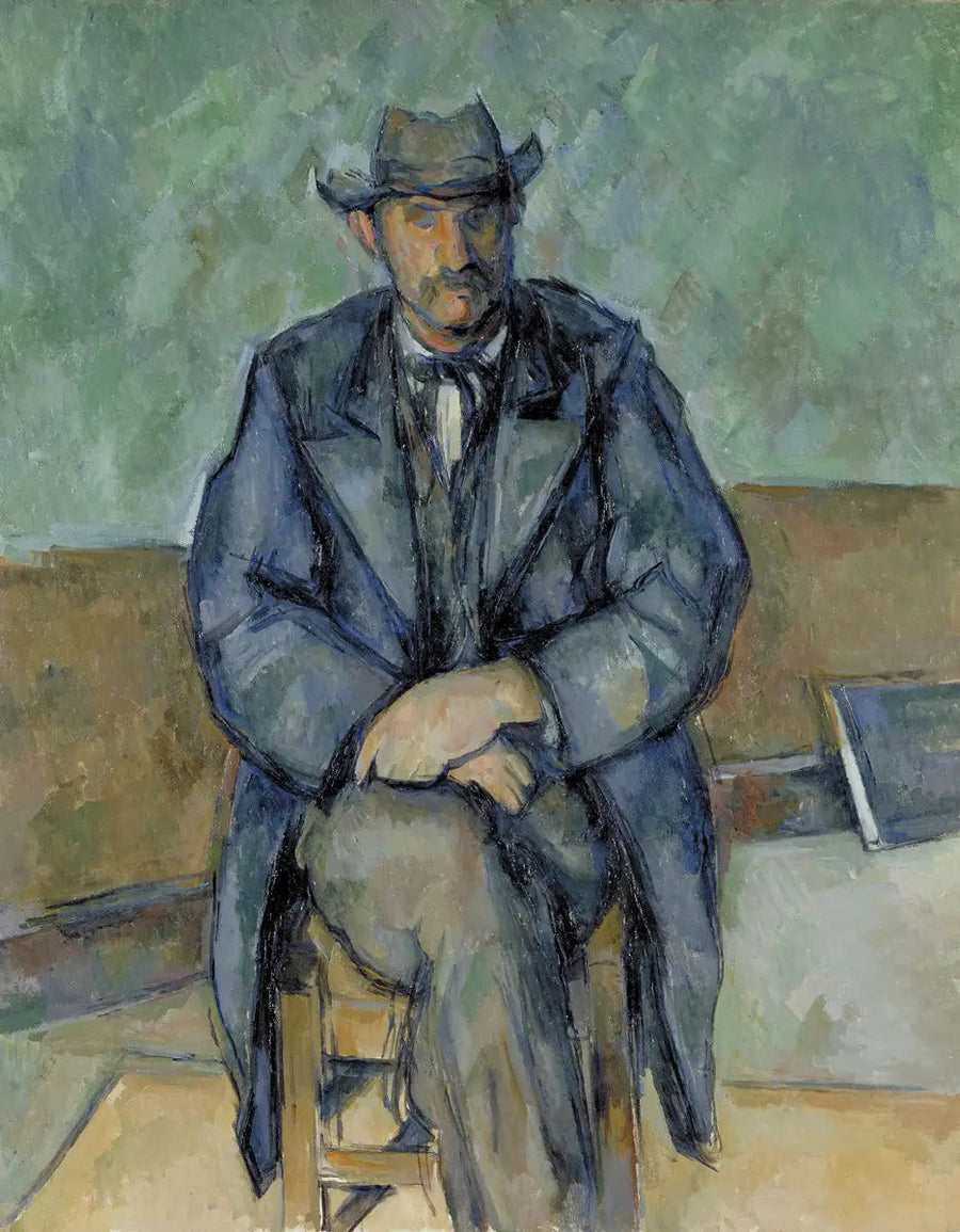 Portret chłopa - Paul Cézanne
