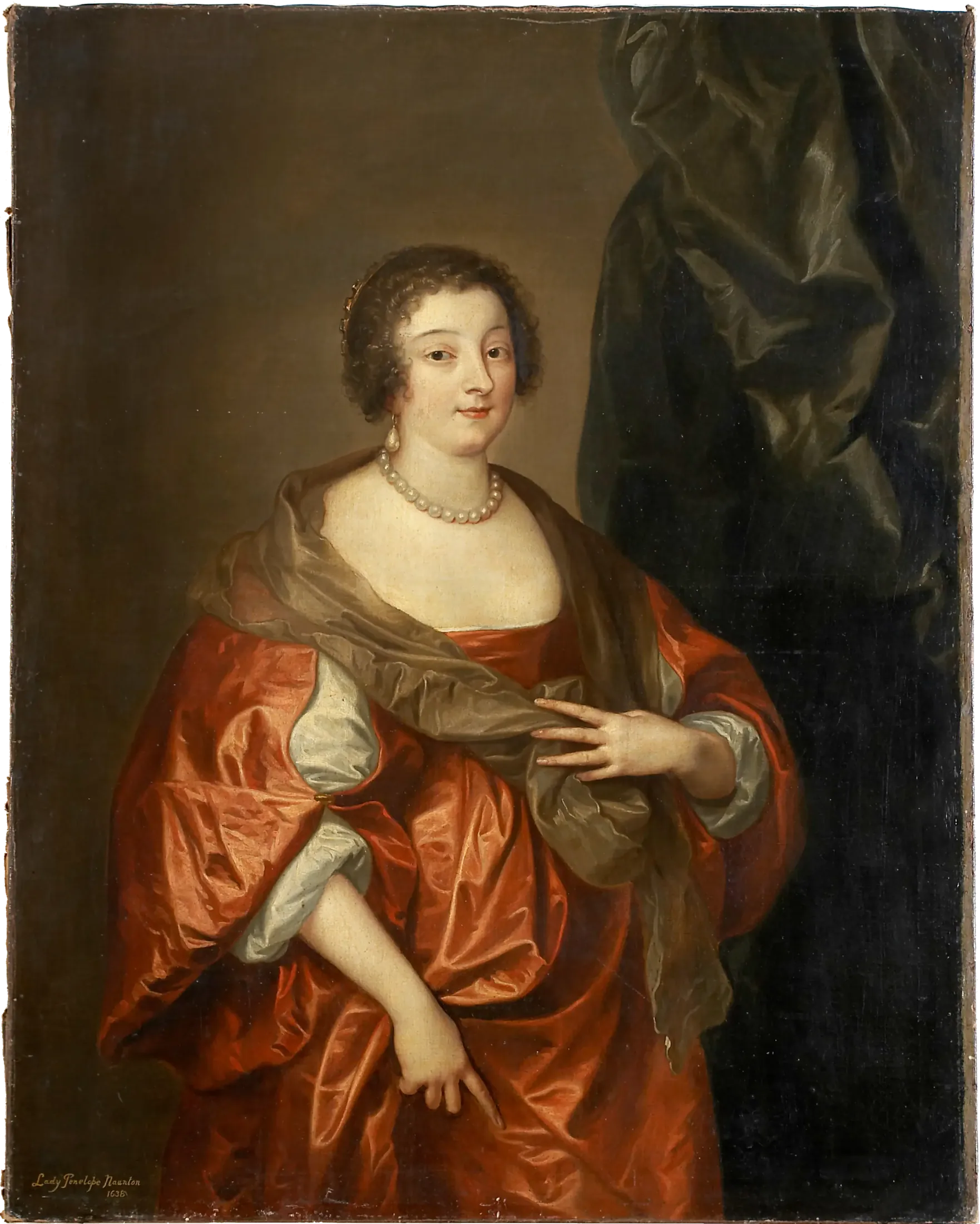 Portrait de Pénélope Naunton, Lady Herbert - Antoine van Dyck image 1 tableau peint à l’huile sur toile