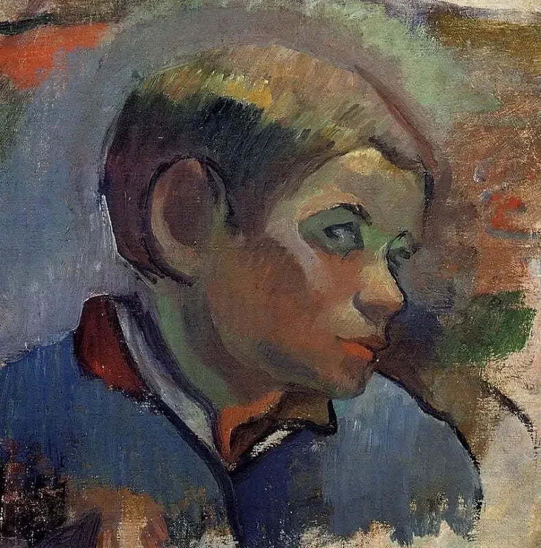 Portret małego chłopca - Paul Gauguin