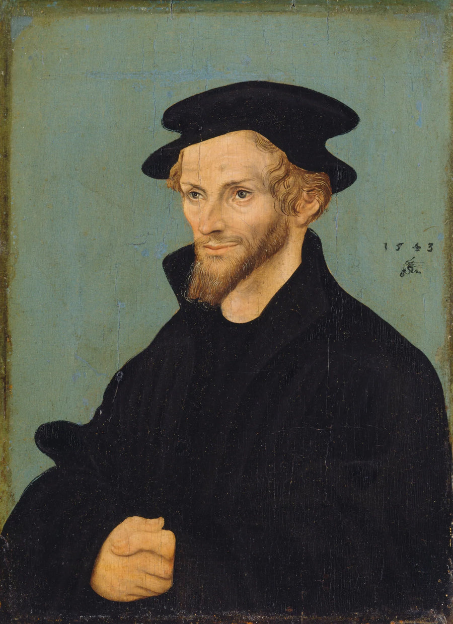 Portret Philippa Melanchtona - Lucas Cranach Starszy