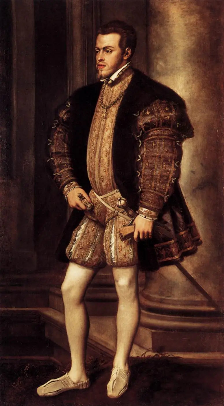 Portret Filipa II Hiszpańskiego - Titian