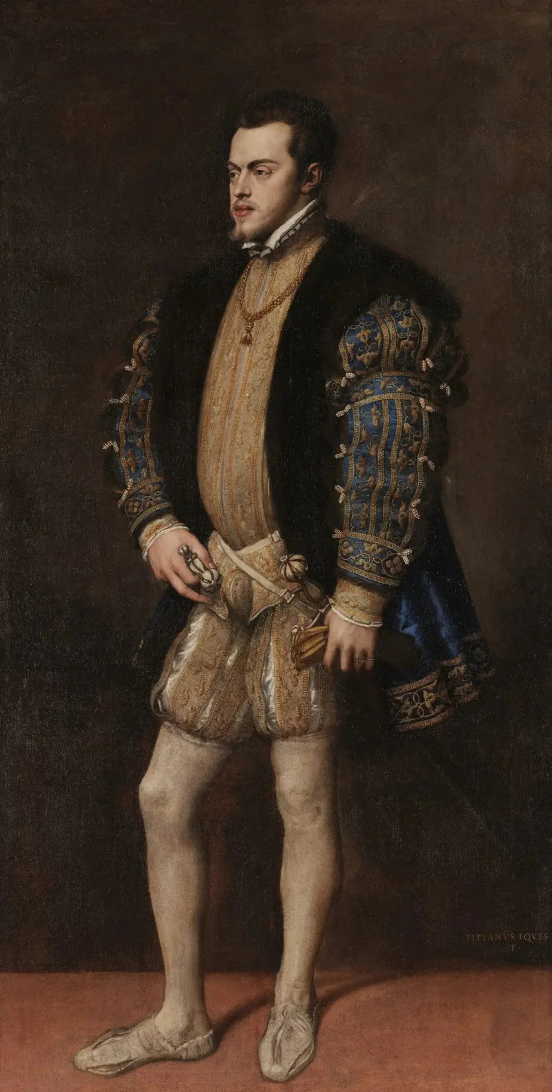 Portret Filipa II - Titian