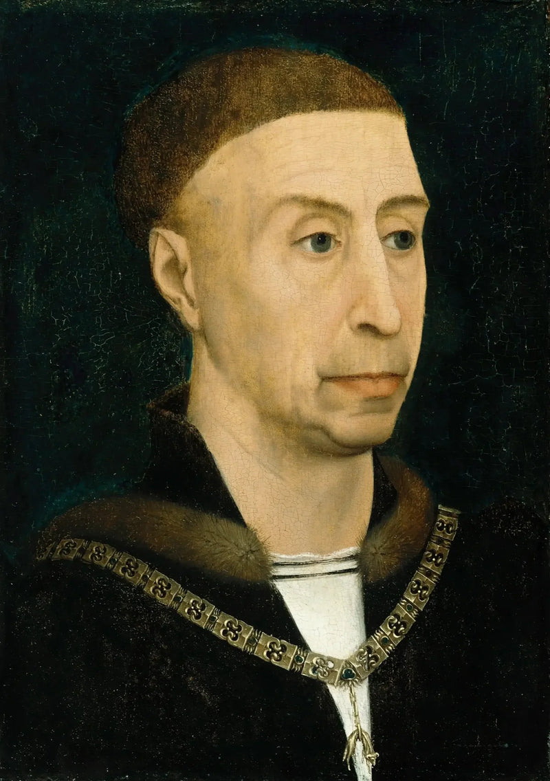 Portret Filipa Dobrego, księcia Burgundii - Rogier van der Weyden