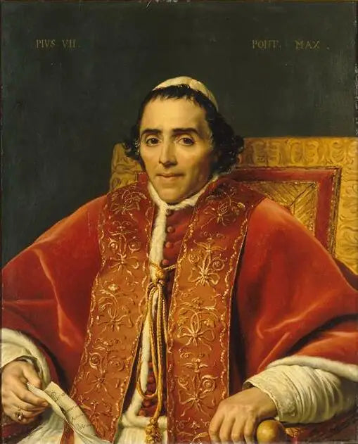 Portret Piusa VII - Jacques-Louis David