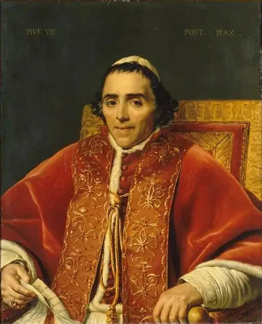 Portret Piusa VII - Jacques-Louis David