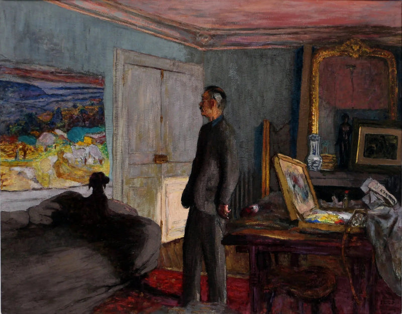 Portret Pierre Bonnarda - Édouard Vuillard