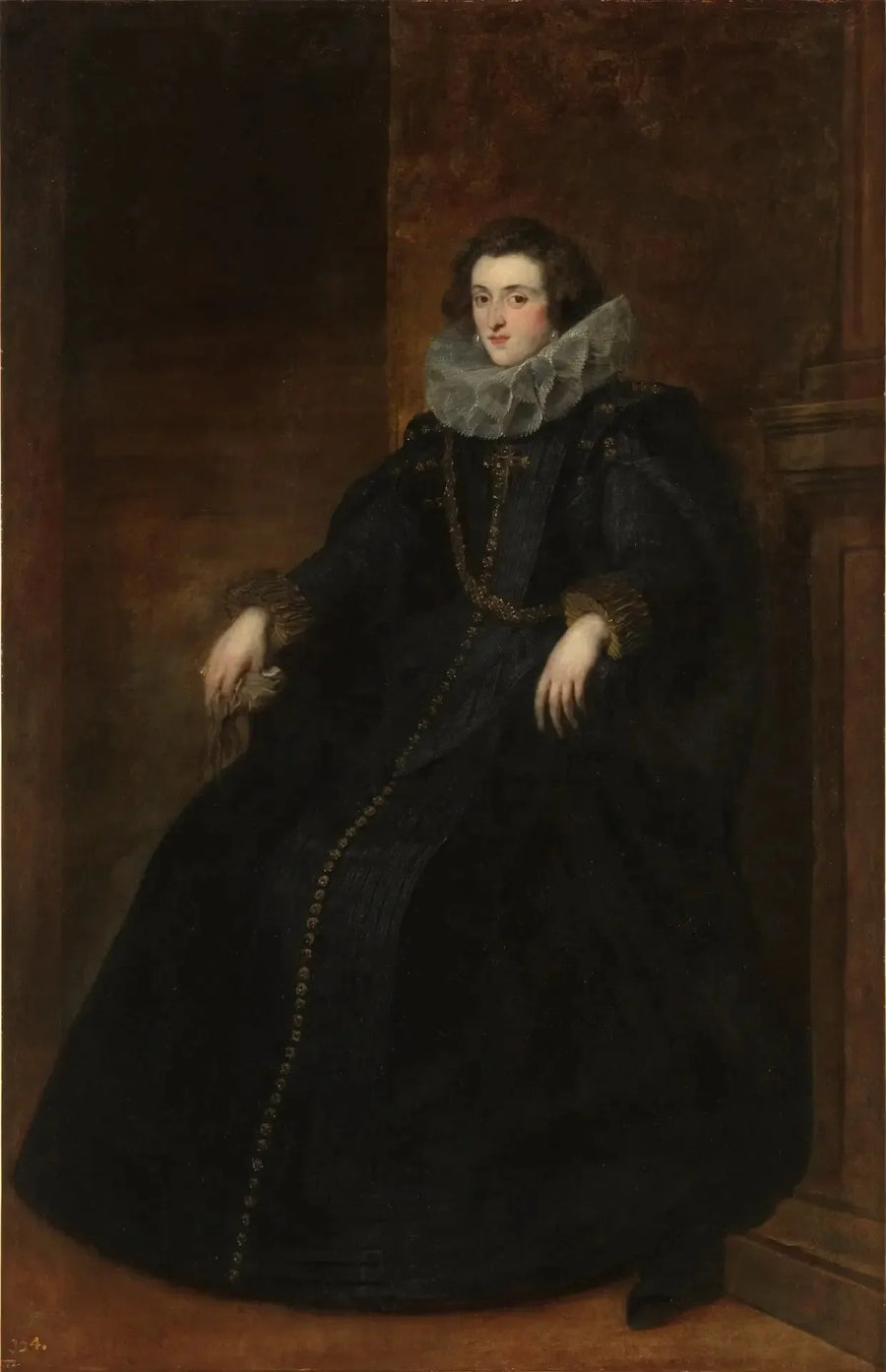 Portret Policeny Spinoli, markizy de Leganés - Antoine van Dyck