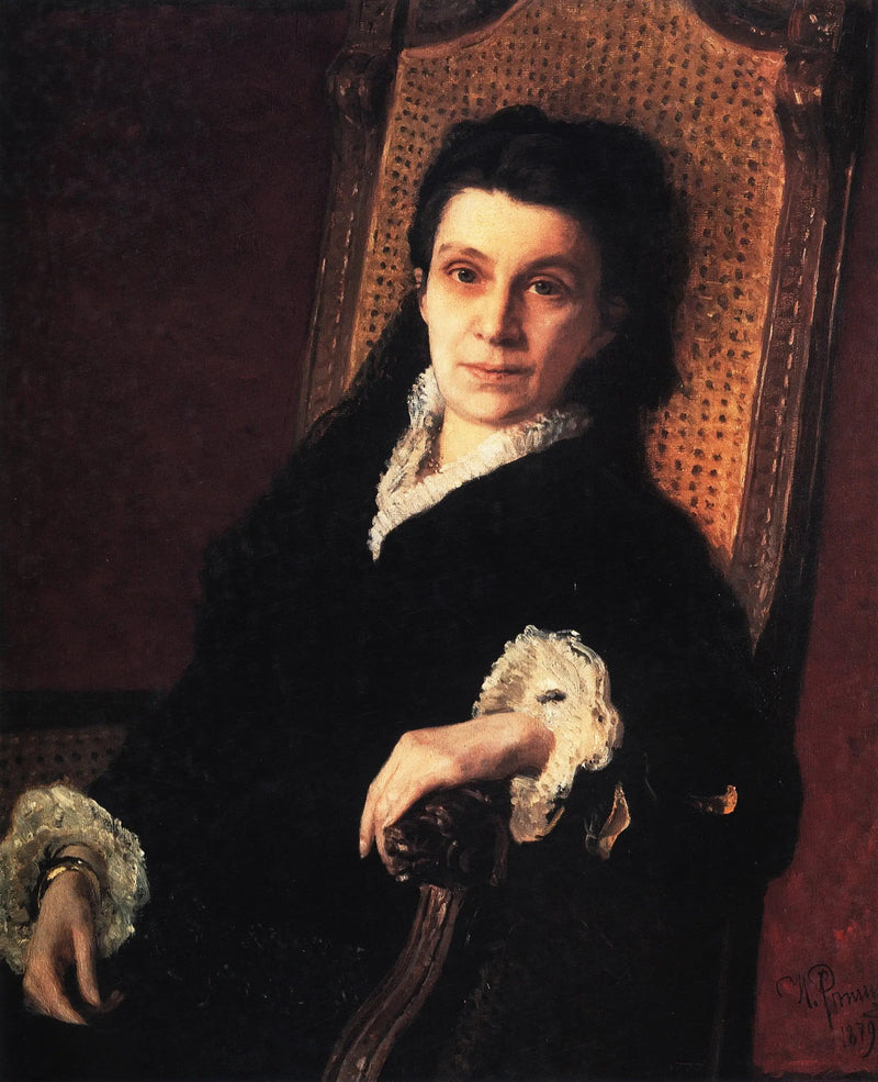 Portret Polikseny Stepanovny Stasovej - Ilya Repin